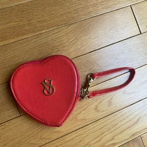 Victorias secret heart wristlet